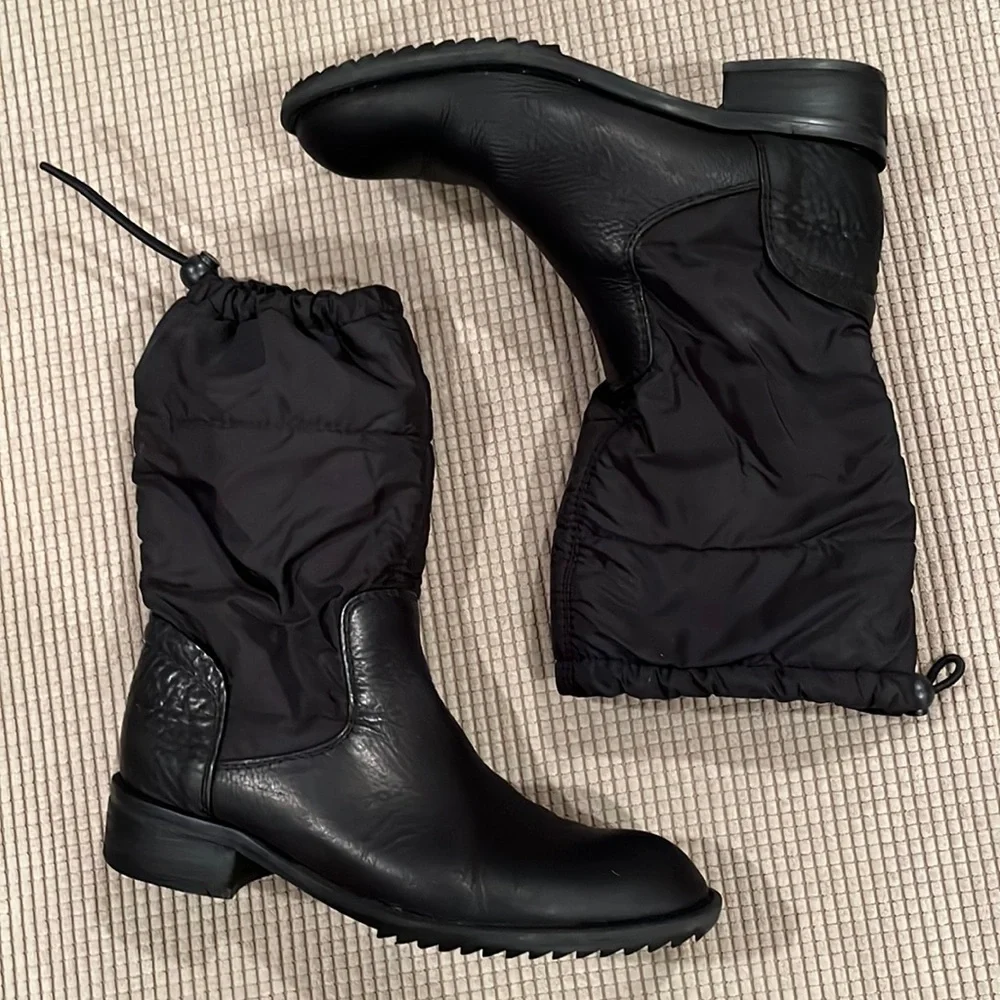 Pedro Garcia leather and nylon stylish winter boots - Picture 1 of 5